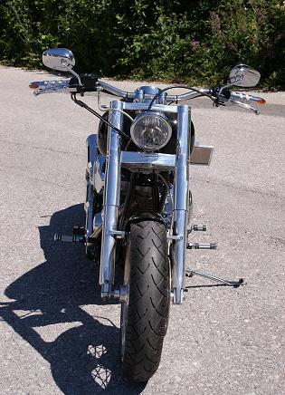 Harley Davidson Softail FXSTI Black Interceptor